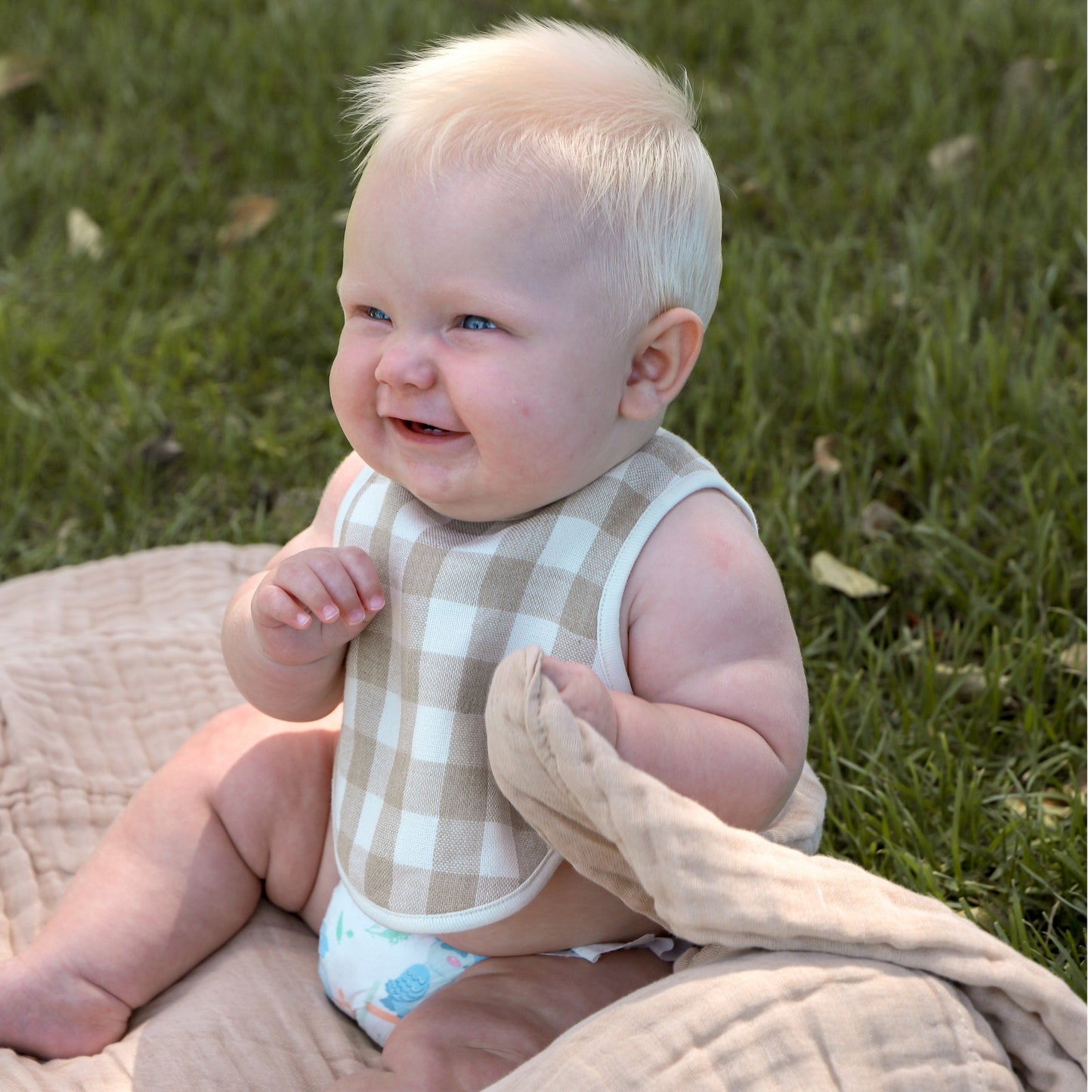 Organic Cotton Fitted Baby Bibs (2 Pack)