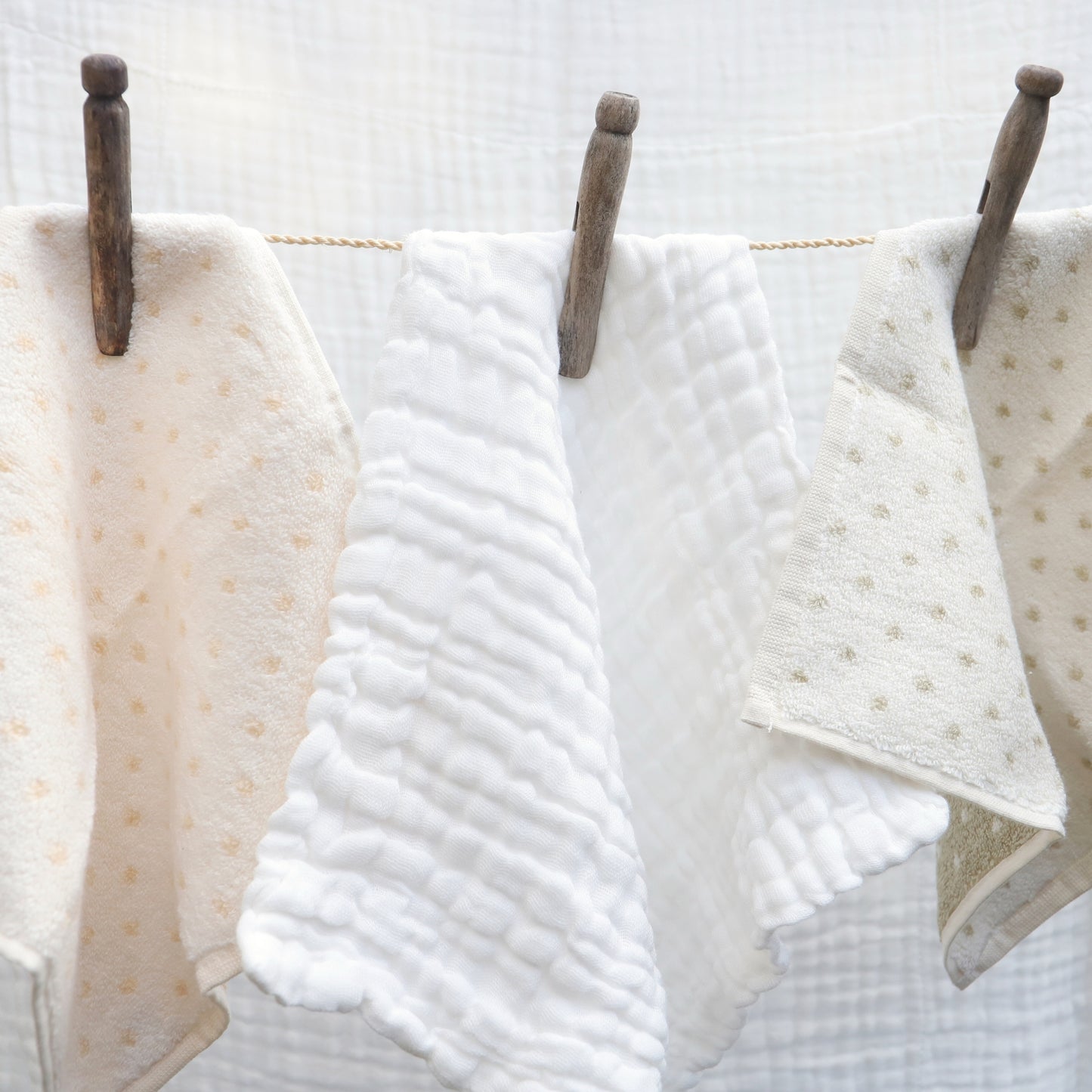 Organic Cotton Reusable Patterned Baby Wipes (5-Pack)
