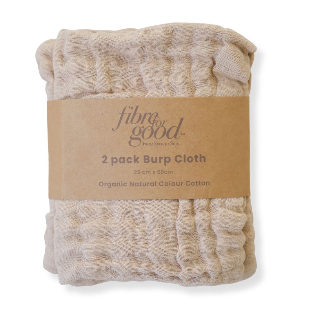 Organic Cotton Muslin Burp Cloth (2-Pack)