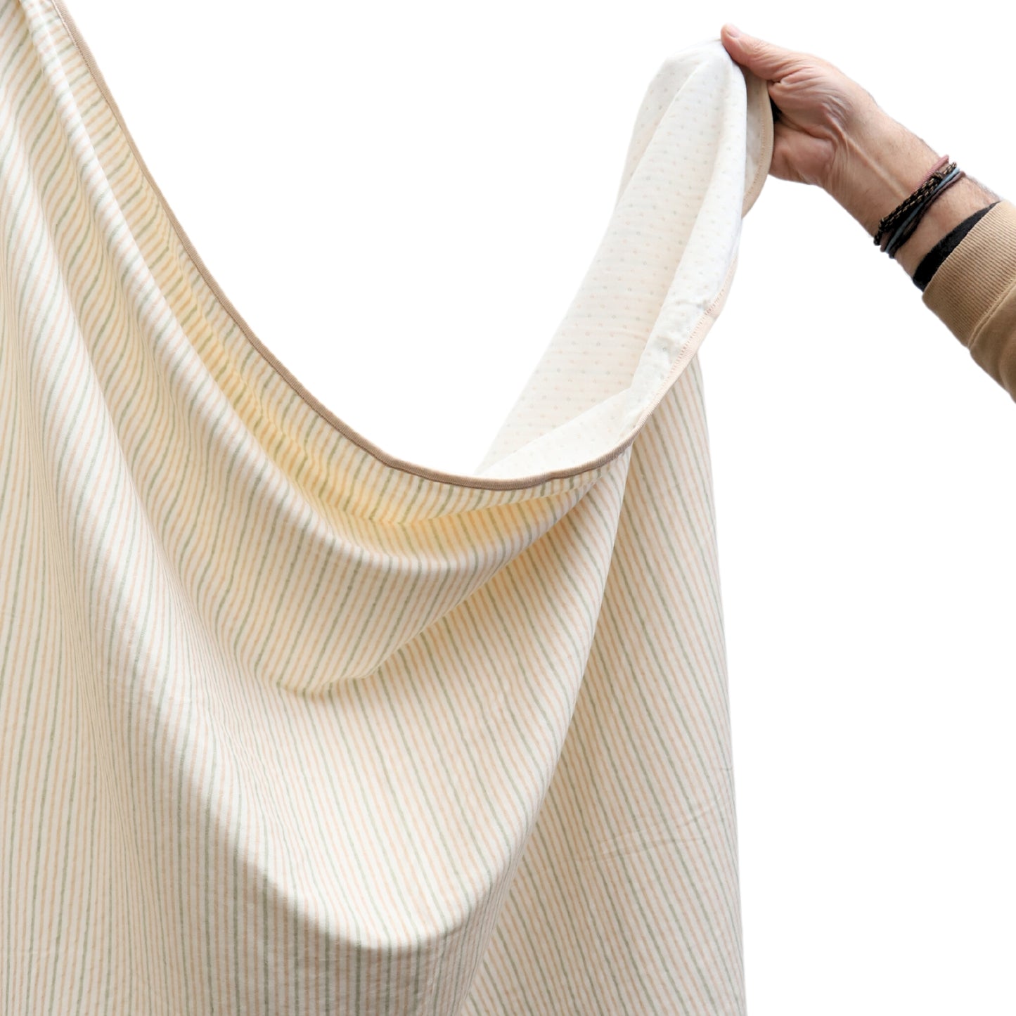double sided baby blanket cotton organic
