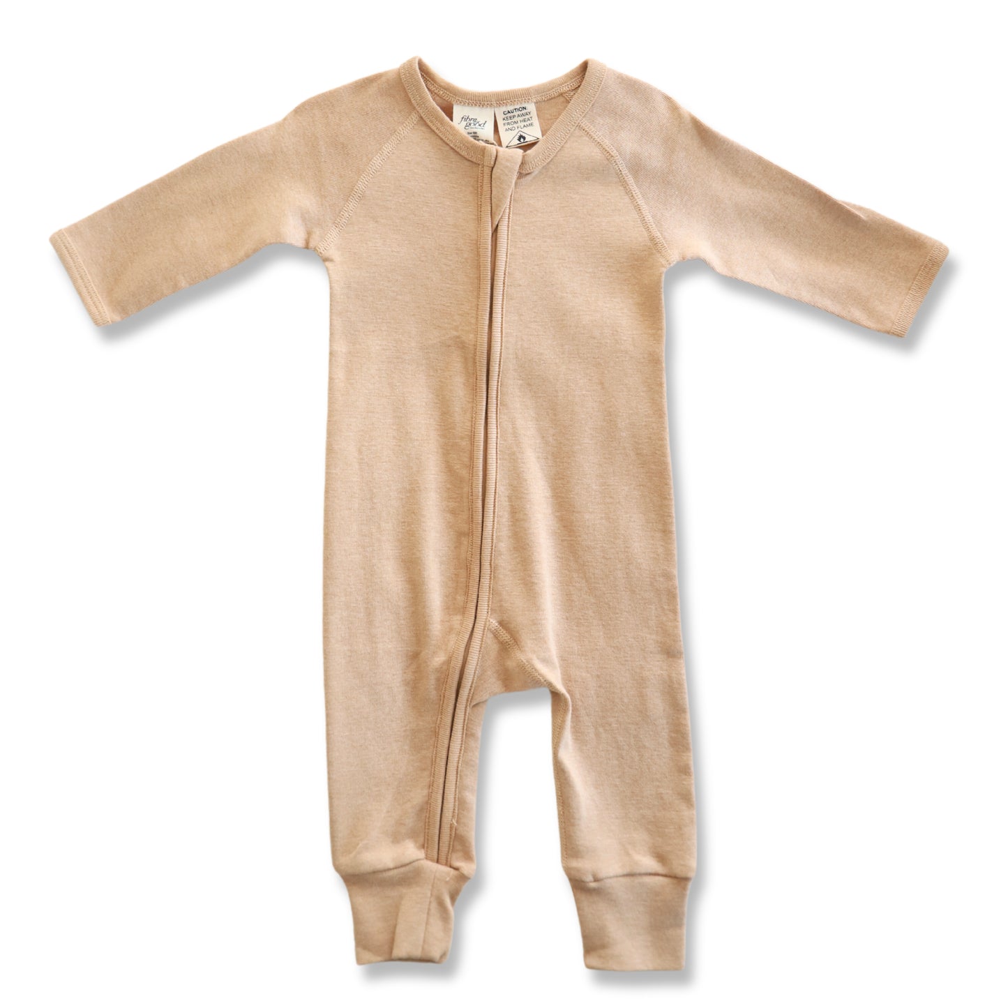 Organic Cotton Zip Baby Romper