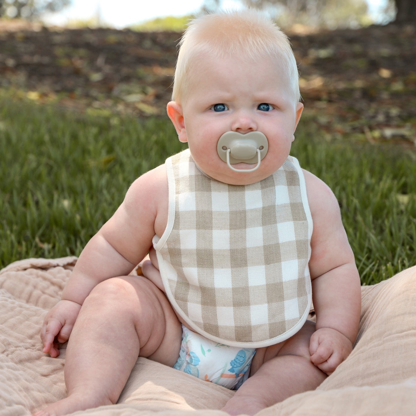 Organic Cotton Fitted Baby Bibs (2 Pack)