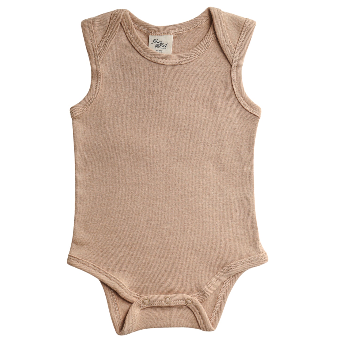 Organic Cotton Sleeveless Baby Bodysuit
