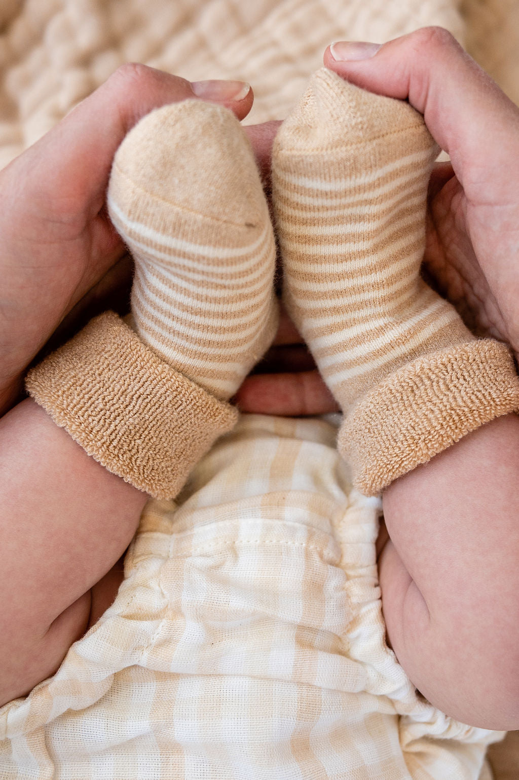 Stripe Organic Baby Socks (3-Pack)