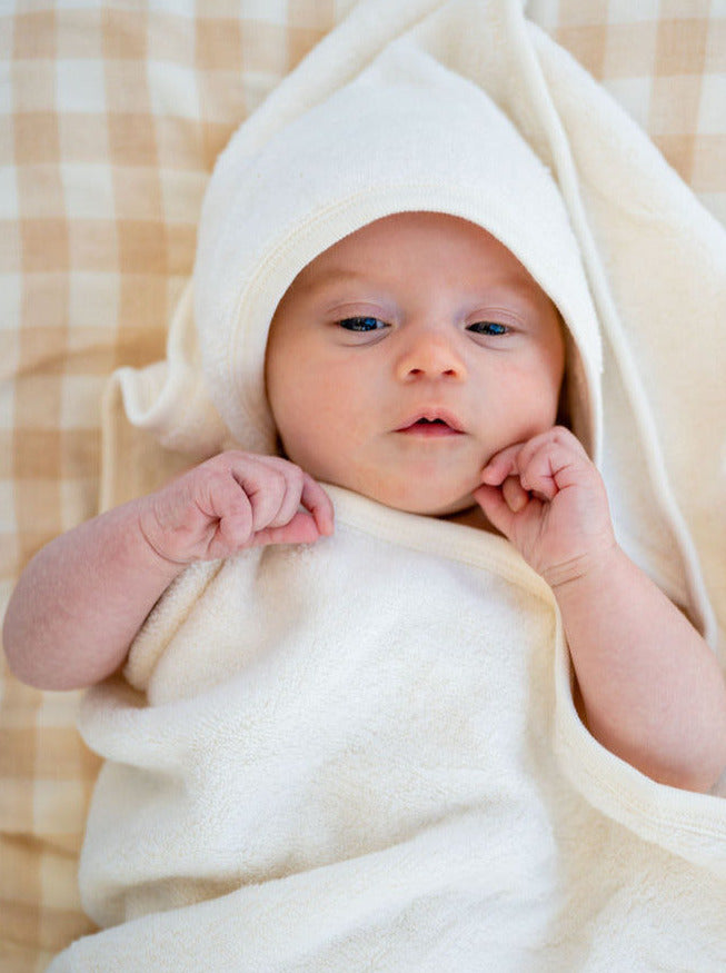 Organic Baby Hooded Bath Towel