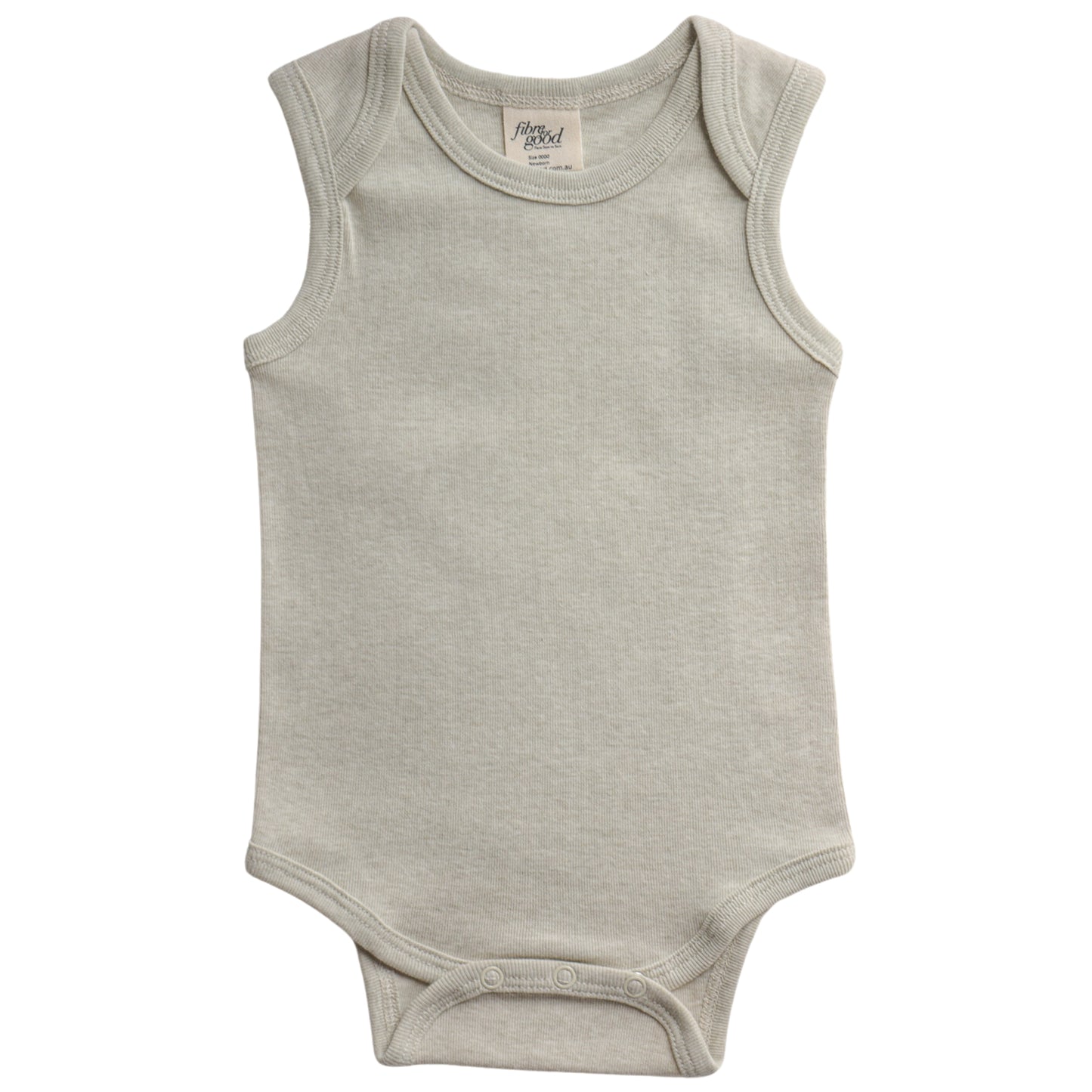 Organic Cotton Sleeveless Baby Bodysuit