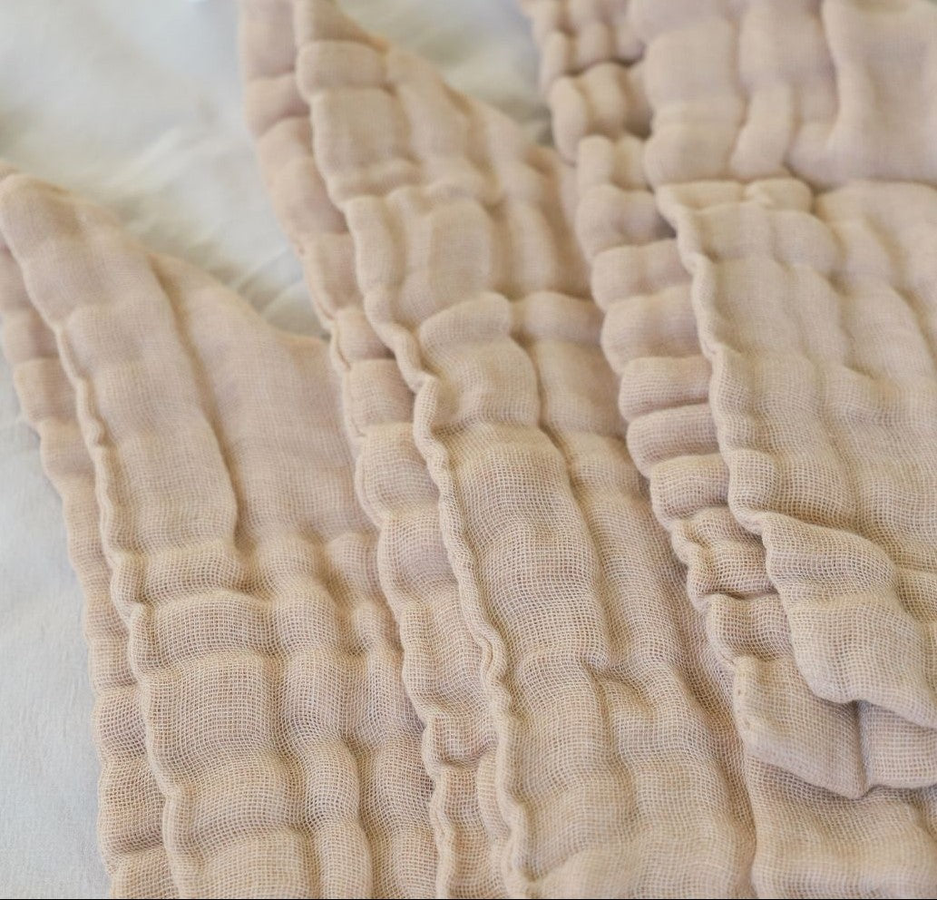 Organic Baby Muslin Blanket (6-Layer Cotton)