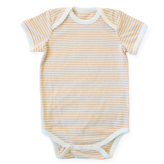 Organic Cotton Stripe Jersey Bodysuit
