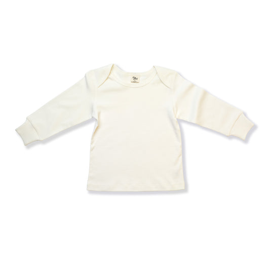 Baby Long sleeve Tee, Natural white