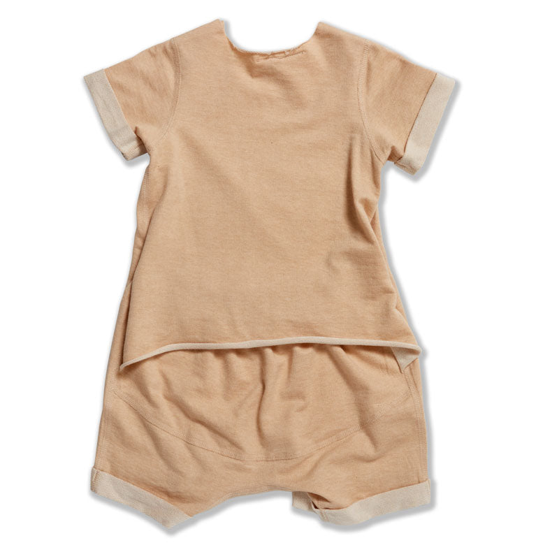 Back view of Rompeezi, wheat colour
