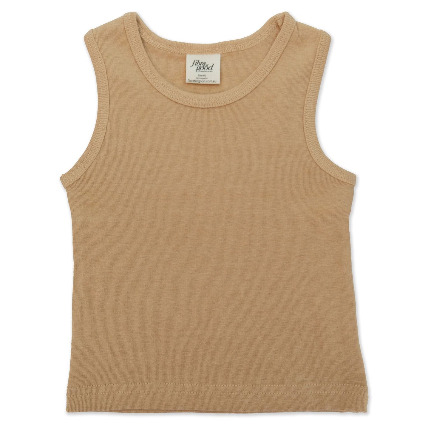 Baby Singlet, Dark Brown