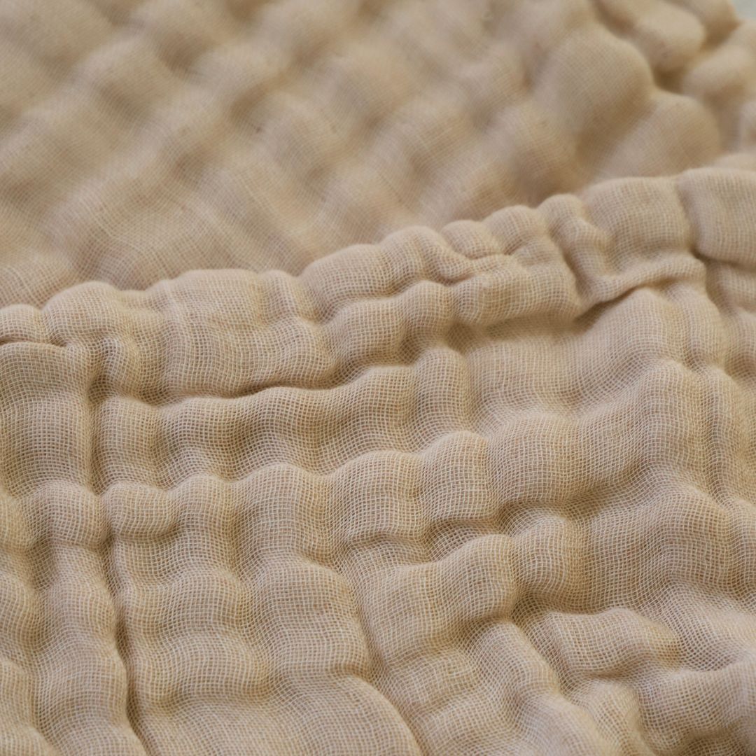 Undyed Organic Cotton Muslin  Burp Cloth - 2 Pack