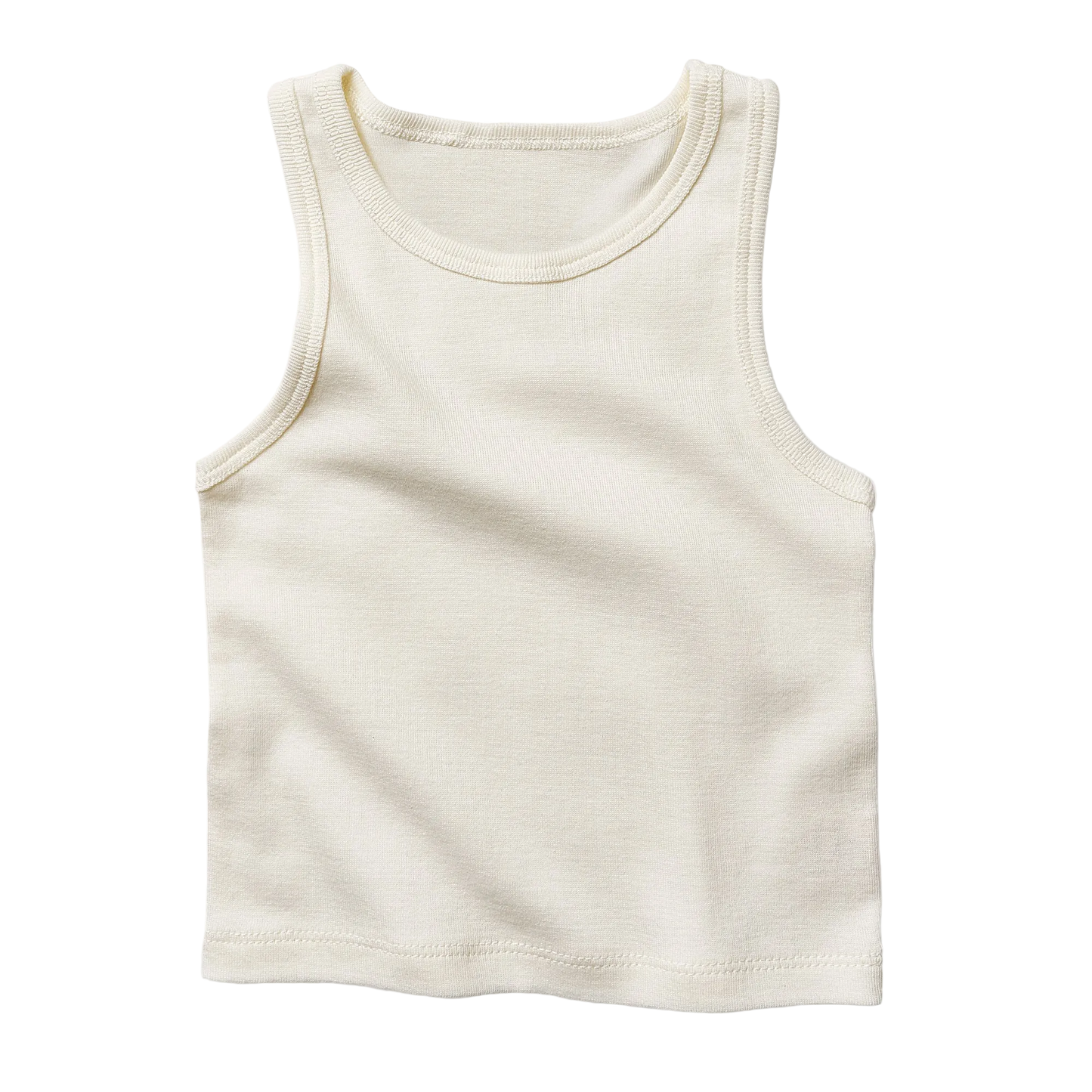 Baby Singlet , Natural White