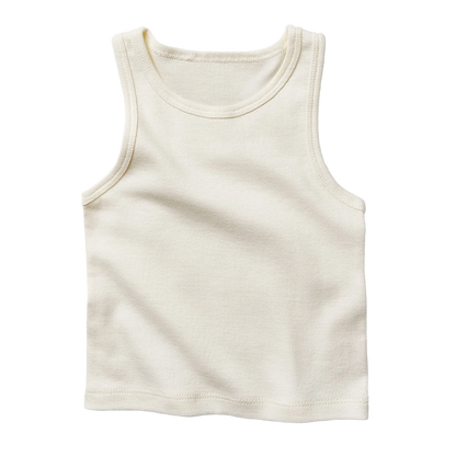 Baby Singlet , Natural White