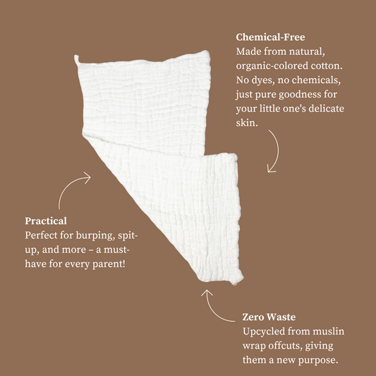 Organic Muslin Burp Cloths (2-Pack)