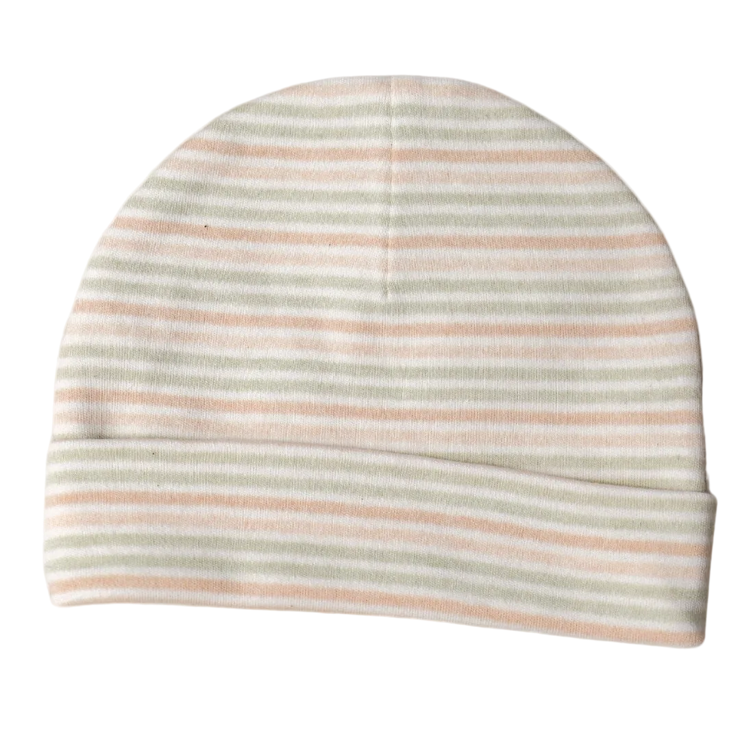 A striped beanie - Interlock 