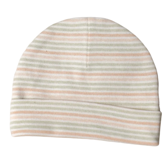 A striped beanie - Interlock 
