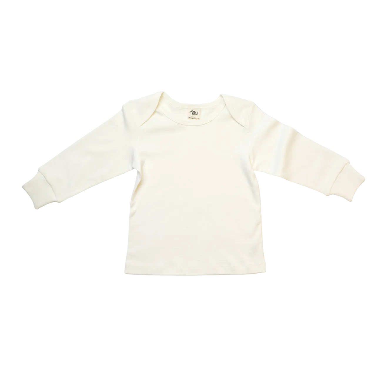 White long-sleeve shirt on a white background