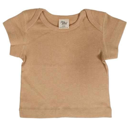 Baby short sleeve Tee, Dark Brown