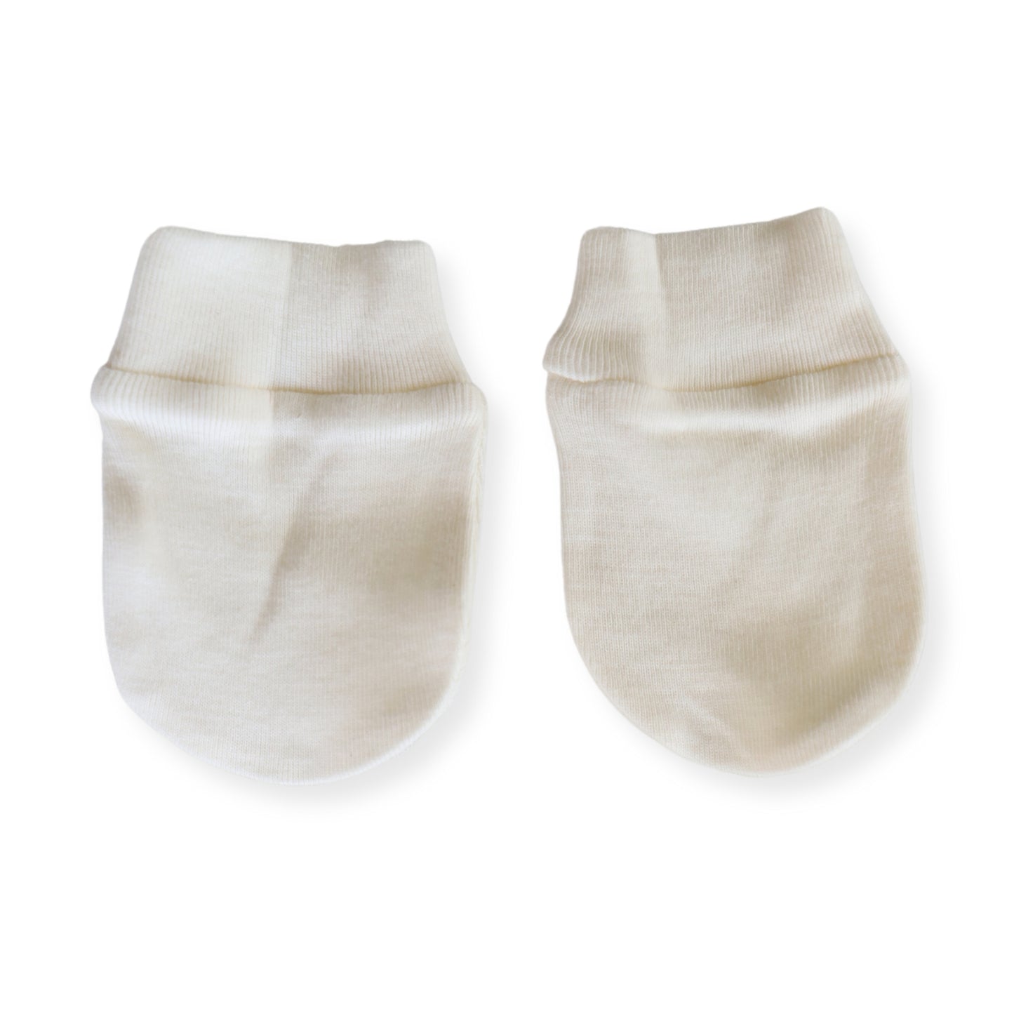 natural white mittens