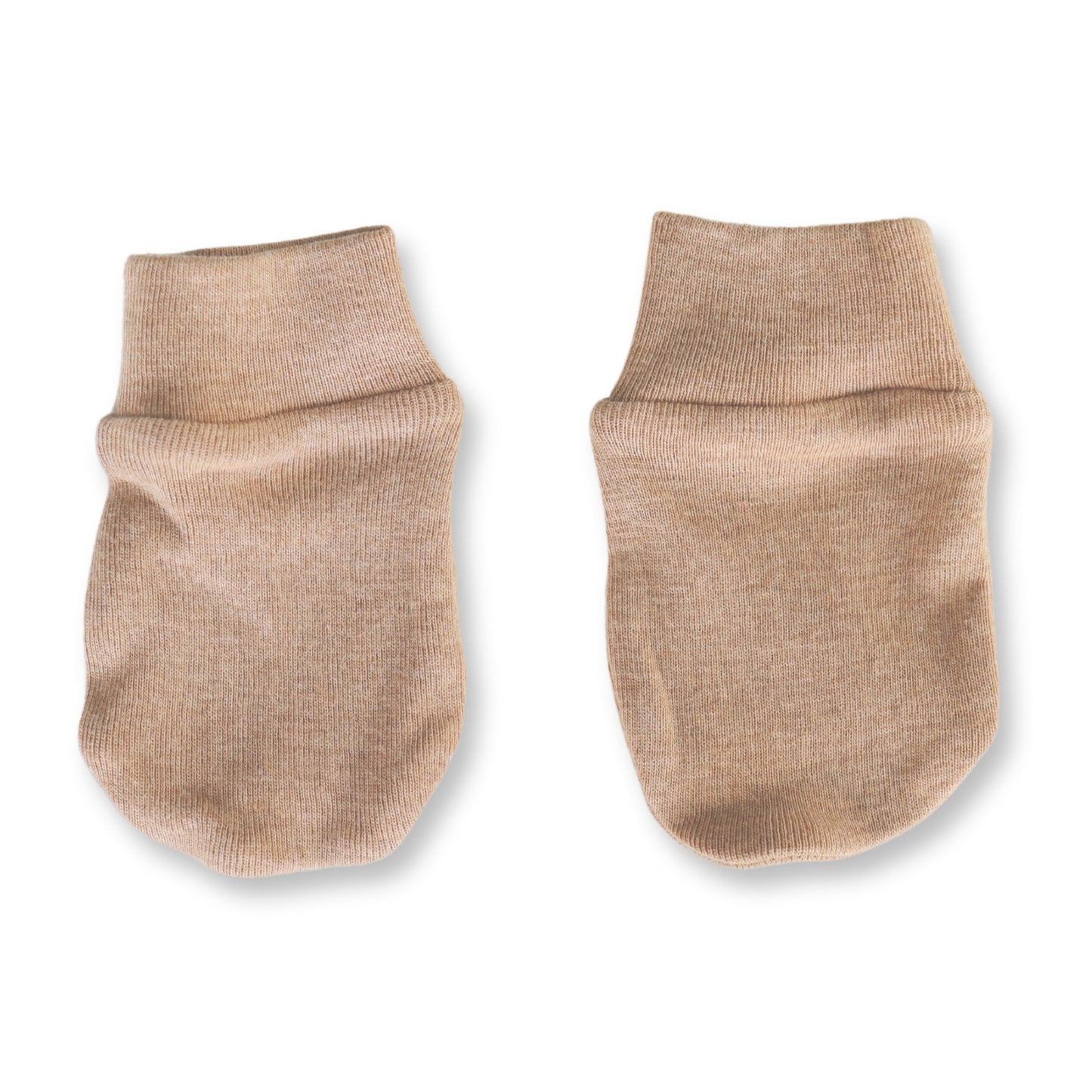 Newborn Mittens - Brown Undyed 