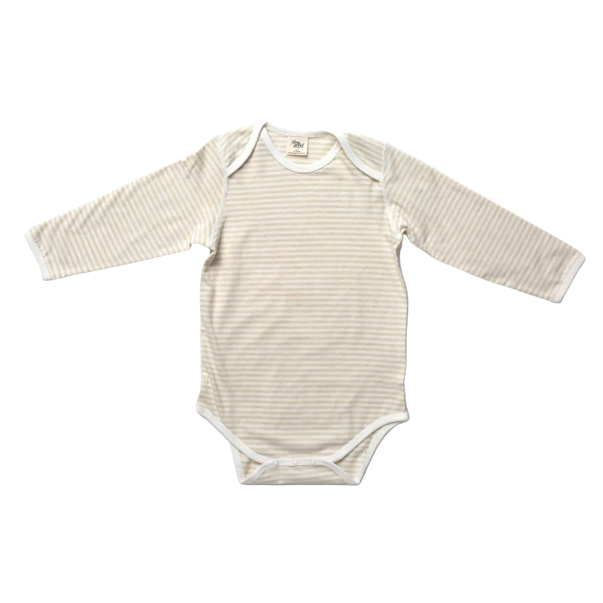 Organic Cotton Long Sleeve Bodysuit stripe 