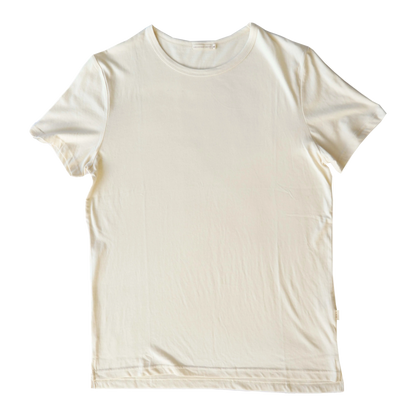 Undyed organic natural colour mens tee 