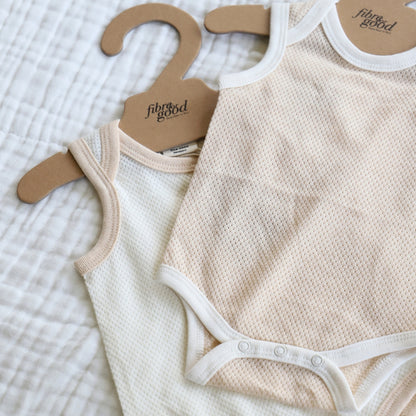 Organic natural colour cotton close up brown and white undyed 
