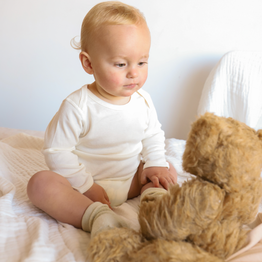 Organic Long Sleeve Baby Bodysuit