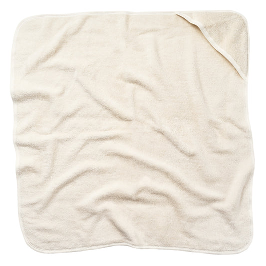 Undyed Organic Cotton Hooded Bath Towel