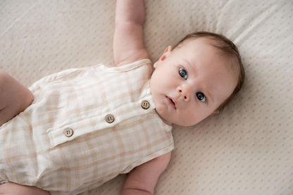Voile Check Bodysuit - Detail 