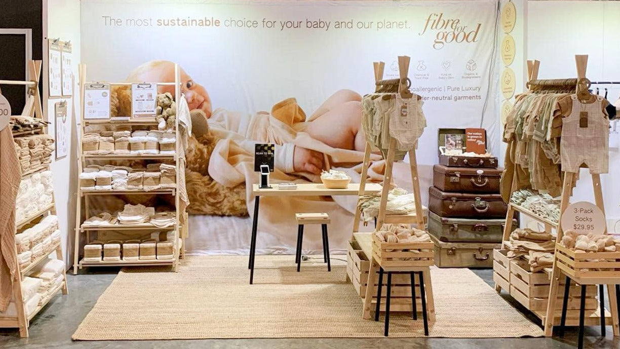 FIBRE FOR GOOD expo stand 
