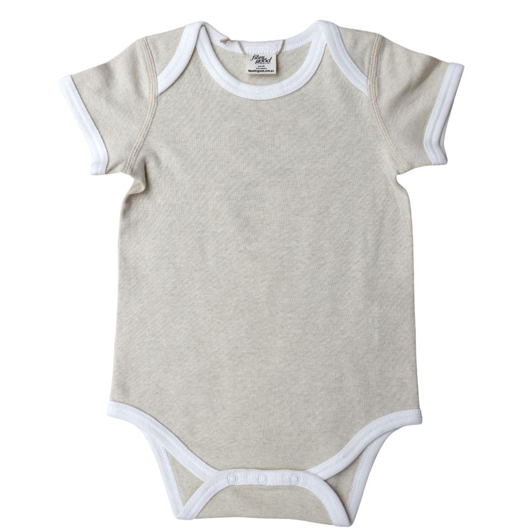 Organic Cotton Baby Bodysuit (Short Sleeve)