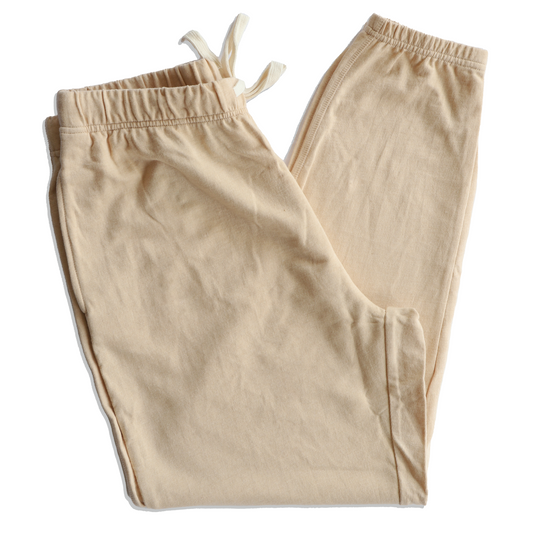 Adult Unisex Track Pant – French Terry , Light Brown