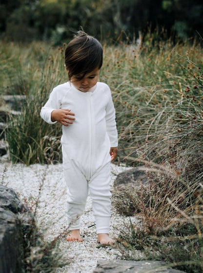 Organic Cotton Romper - Undyed mood 