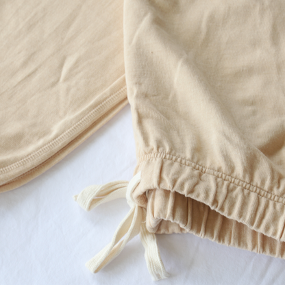 Elasticated waistband with Nat cotton cord